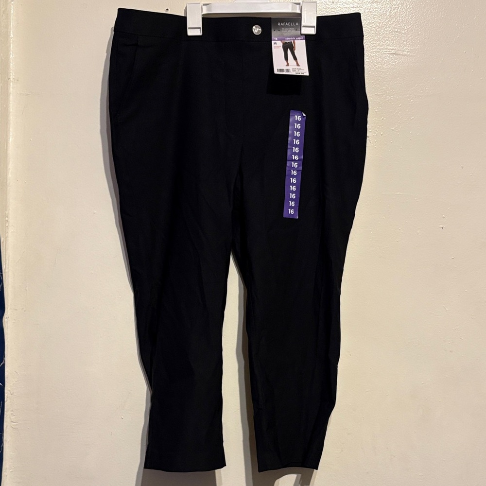Rafaella Black Capris for Women
